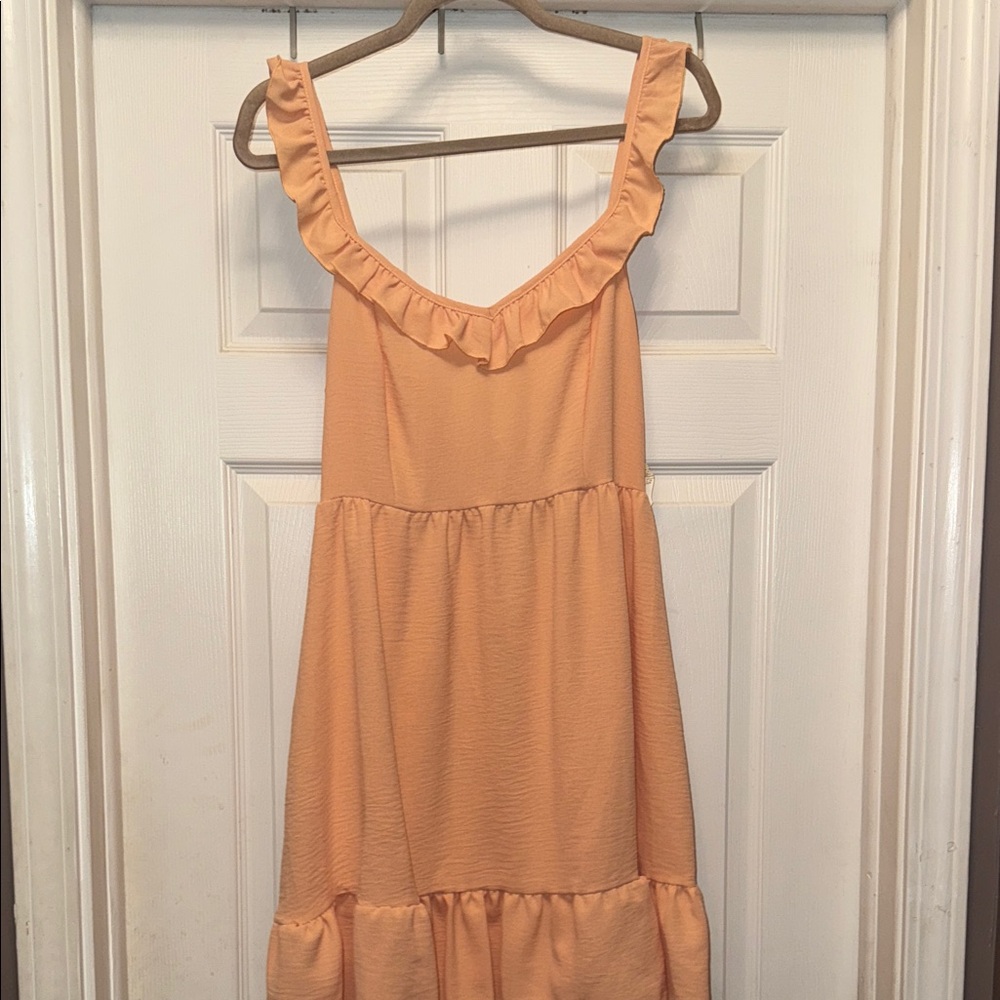 Altar'd State Peach Sleeveless Dress